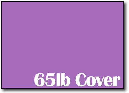 65lb Planetary Purple 5" x 7" Cards - 500 Flat Cards