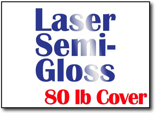 Laser Semi-Gloss 5" x 7" Cards - 500 Flat Cards