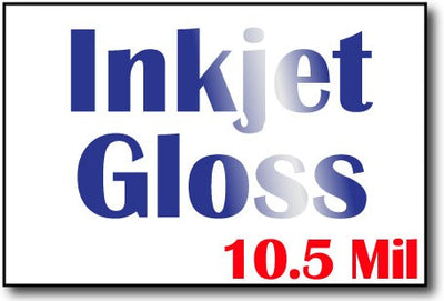 Glossy Inkjet Cardstock | White | 4" x 6" (10.5 Mil)