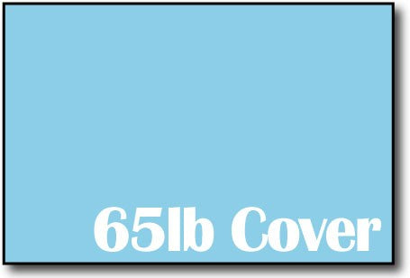 65lb Bright Blue 4" x 6" Cards - 500 Flat Cards