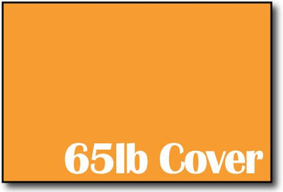 65lb Cosmic Orange 4" x 6" Cards - 500 Flat Cards