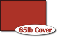 65lb Holiday Red 4" x 6" Cards - 500 Flat Cards