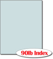 60 lb Index Blue CardStock , size A6, measure (8 1/2" x 11") , compatible with copier, inkjet and laser , Matte Both sides