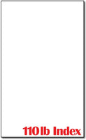 White Silk Matt Card Stock 130lb. Cover (300gsm) - 50 Pk (Choose your size)  (8.5 x 14)