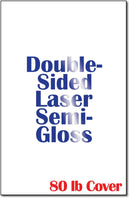 80 lb Laser Semi Gloss Cardstock, measure (11" x 17") , compatible with copier and laser , matte both sides