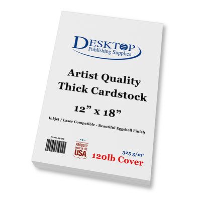 12 x 18 Black Cardstock - 80lb Cover - Matte Finish