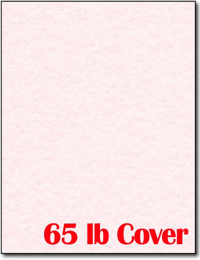 65 lb Pink Parchment CardStock , size A6, measure (8 1/2" x 11") , compatible with copier, inkjet and laser , Matte Both sides