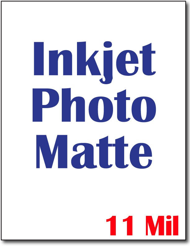 90 lb Heavy Weight Doube Sided CardStock , size A6, measure (8 1/2" x 11") , compatible with  inkjet, Photo Matte Both sides