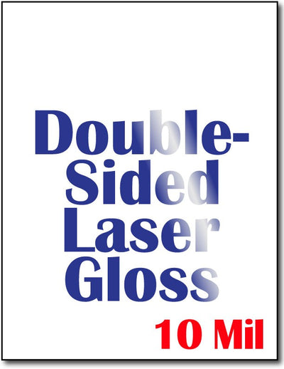 80 lb Double Sided Laser Gloss CardStock , size A6, measure (8 1/2" x 11") , compatible with copier and laser , Full Gloss