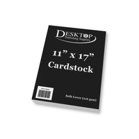 11" x 17" Black Cardstock | 80lb Cover