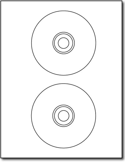 Avery® 5824™ Style &nbsp- CD/DVD Labels - (Labels Per Sheet: 2)