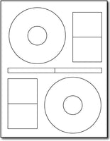 Adhesive Labels Oval, size A6, measure (1 7/16" x 2 3/8" Oval) , compatible with inkjet and laser , Matte Both Sides