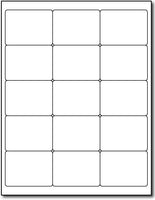 Adhesive  Labels Laser , size A6, measure (2" x 2 11/16") , compatible with copier and laser  , Matte Both Sides