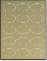 Adhesive  Labels Silver Foil, size A6, measure (1 7/16" x 2 3/8") , compatible  Laser, Foil