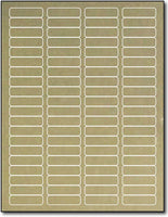 Adhesive  Labels Gold Foil Return, size A6, measure (1 3/4" x 1/2") , compatible  Laser, Foil