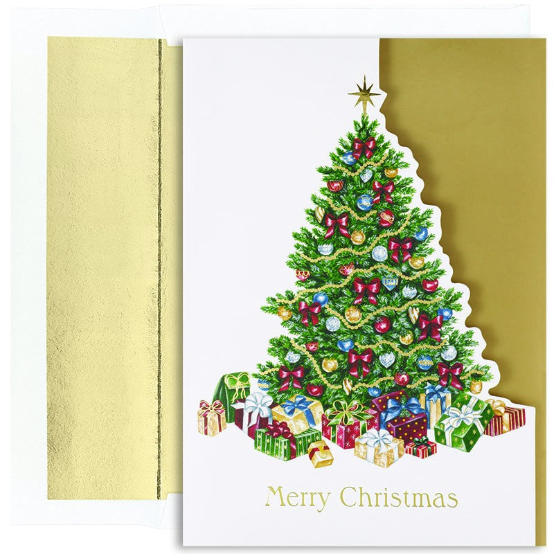 Covered In Gifts Boxed Holiday Cards - 16 Cards And Envelopes, measure (5.625" x 7.875")