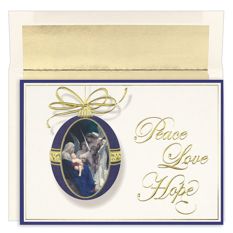 Angels Adoring Boxed Holiday Cards & Envelopes