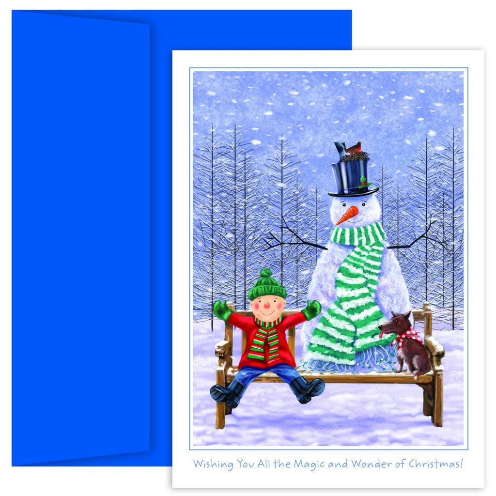 The Magic And Wonder Of Christmas Boxed Holiday Cards Cards And Envelopes, measure (5.625" x 7.875")