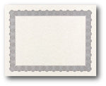 24lb Silver Parchment Certificate , measure (8 1/2" x 11") , compatible with inkjet and laser
