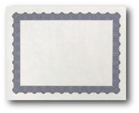 24lb Blue Parchment Certificate ,  measure (8 1/2" x 11") , compatible with inkjet and laser