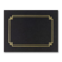 80lb Black Linen Certificate Cover ,  measure (8 1/2" x 11") , compatible with inkjet and laser
