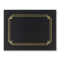 80lb Black Linen Certificate Cover ,  measure (8 1/2" x 11") , compatible with inkjet and laser