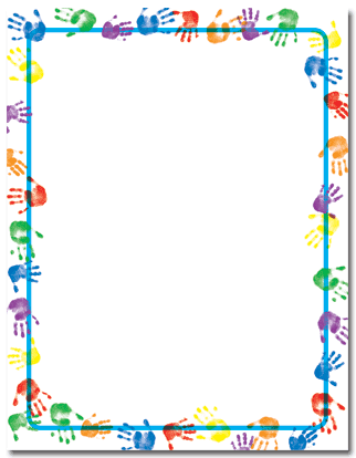 24lb baby handprints stationery, measure(8 1/2" x 11"), compatible with inkjet and laser