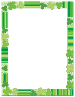 Green Clovers Letterhead