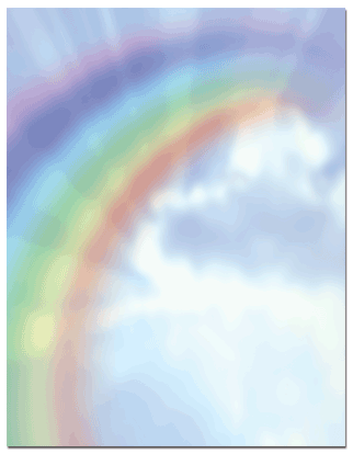 Rainbow Multi-Color Card Stock 8.5 x 11