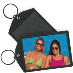 Sparkle Photo Key Chains 2" x 3" Black