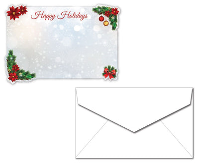 Holiday Letterhead with Envelopes - Holiday Decorations