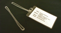 6" Plastic Luggage Loop , measure (8" wide) , compatible  with copier and laser, no longer available