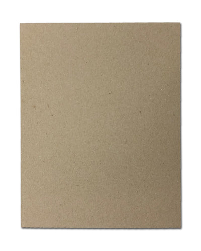 30pt 8" x 10" Brown Kraft Cardboard Chipboard